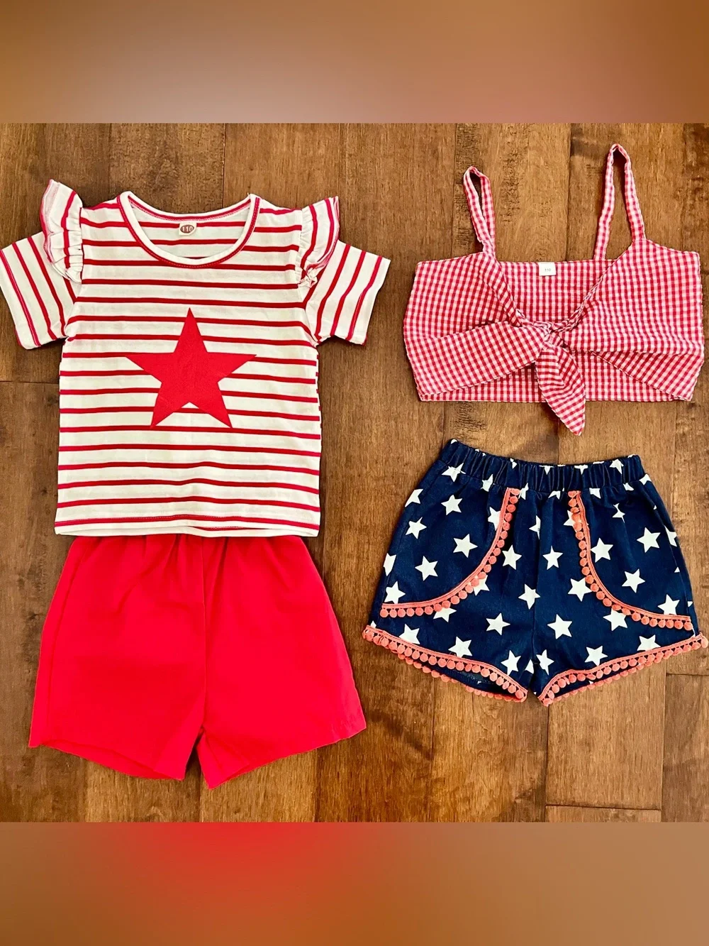 Little Toddler Girls Adorable Boutique Outfit Sets Bundle Size 4T 5T